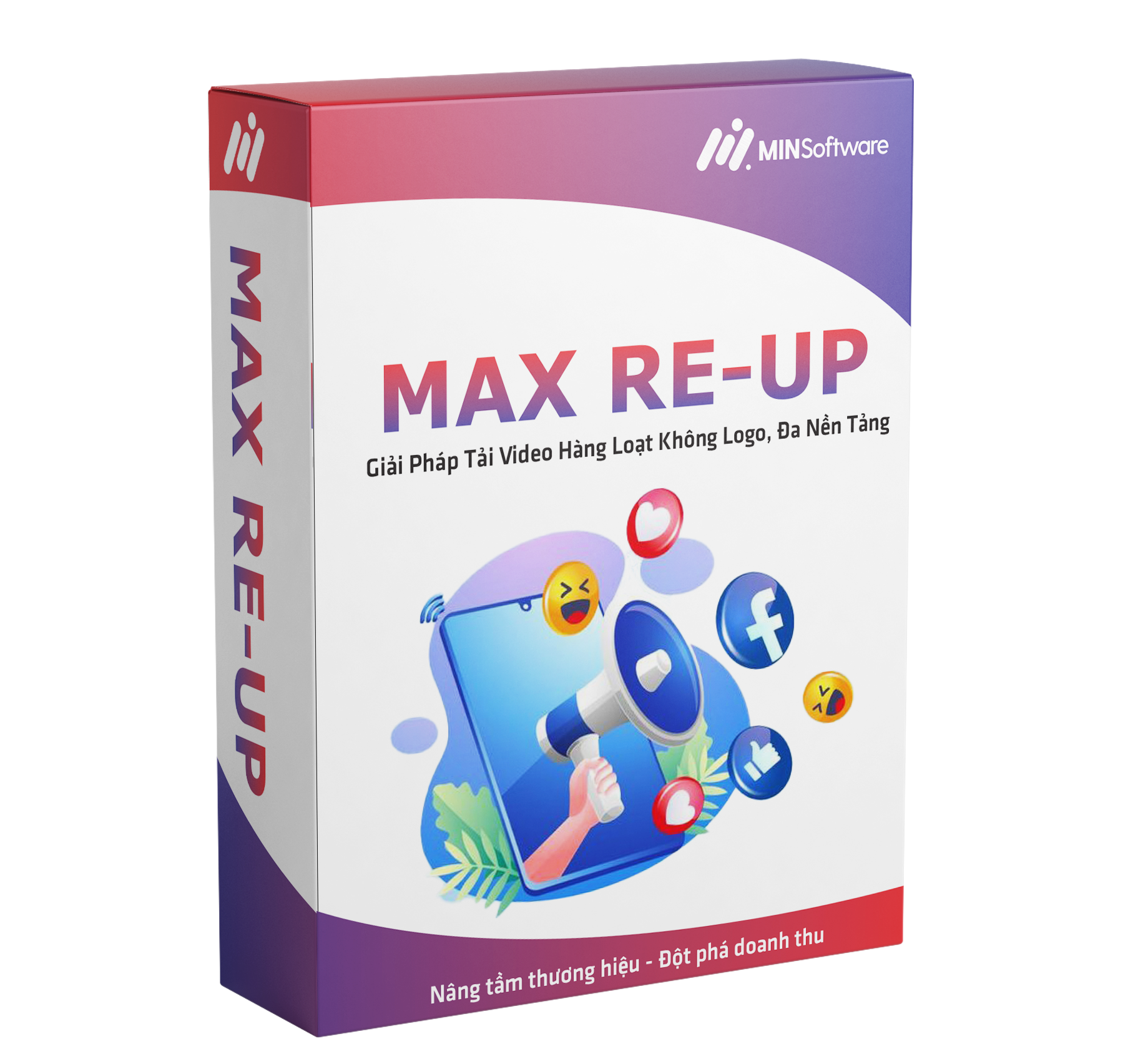 Phần mền max reup facebook